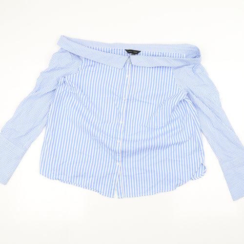 New Look Womens Blue   Basic Button-Up Size 16