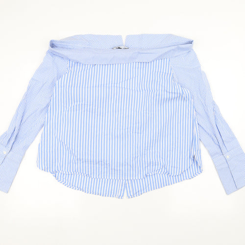 New Look Womens Blue   Basic Button-Up Size 16