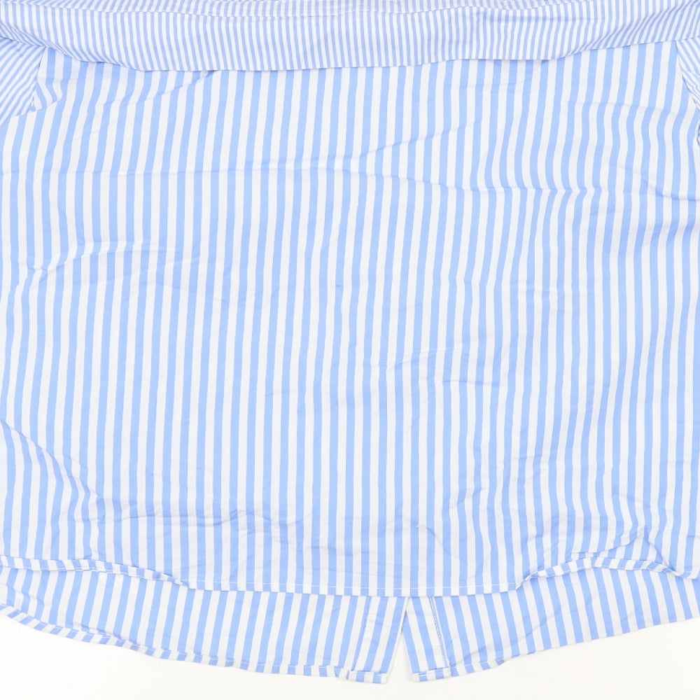 New Look Womens Blue   Basic Button-Up Size 16