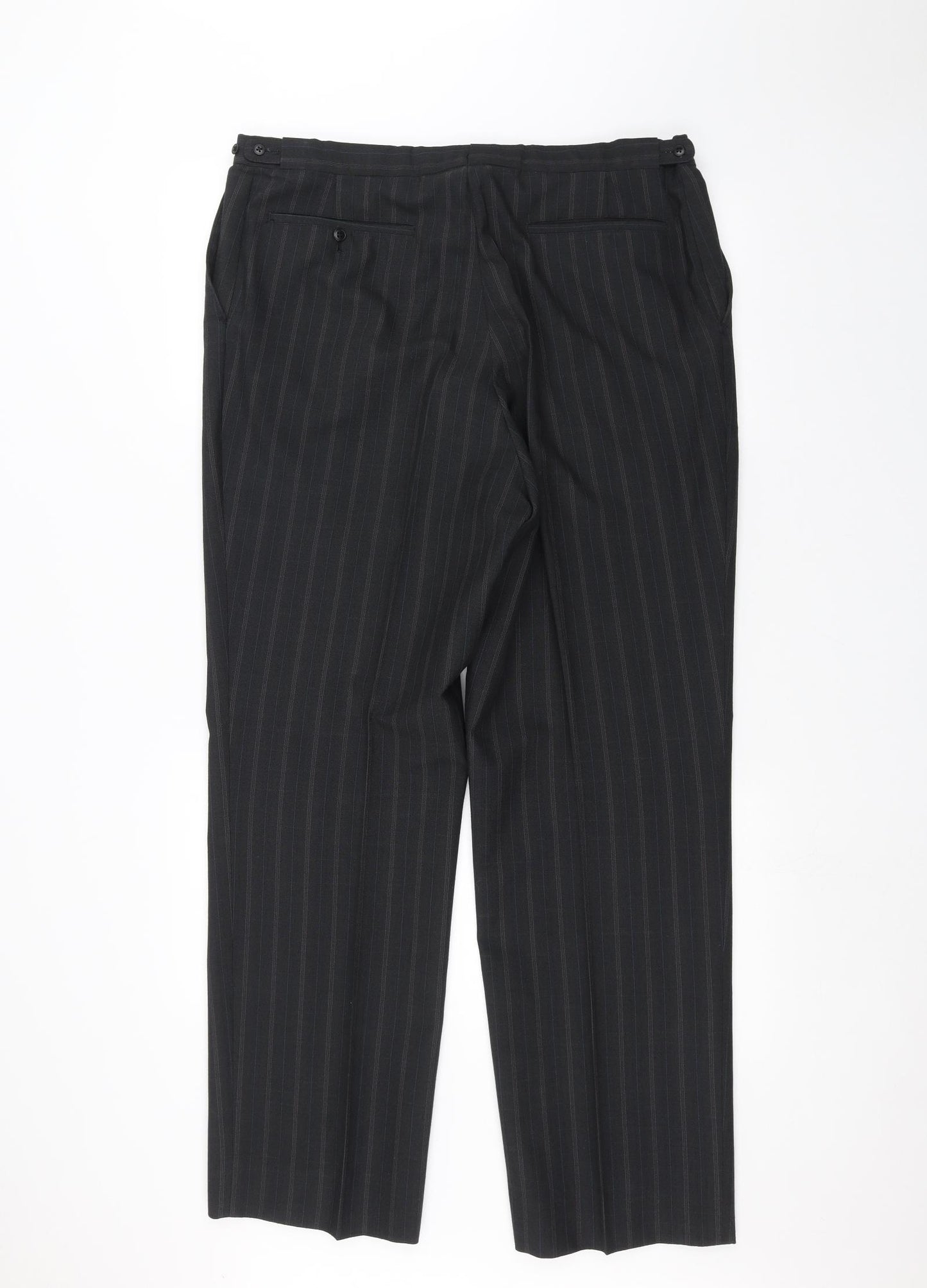 Preworn Mens Black   Trousers  Size 36 in L30 in