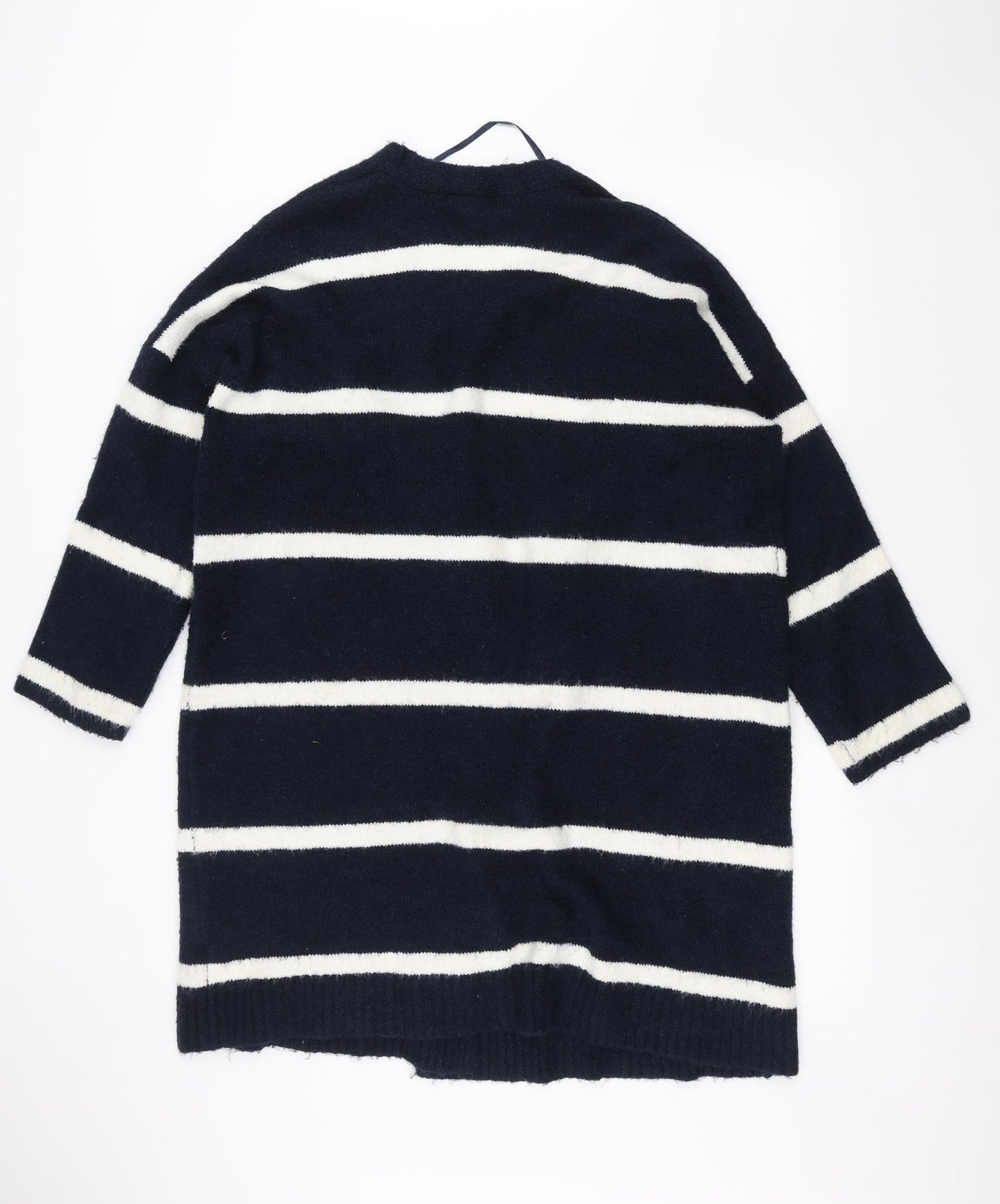 Atmosphere Womens Blue Striped  Jacket Coatigan Size 18