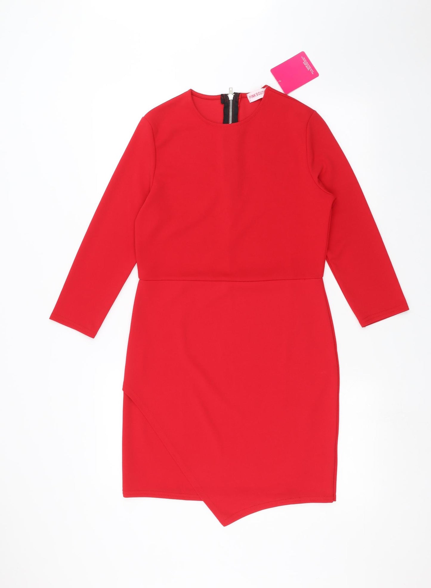 Pink Boutique Womens Red   Basic T-Shirt Size 12