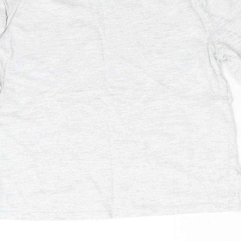 George Girls Grey   Basic T-Shirt Size 8-9 Years