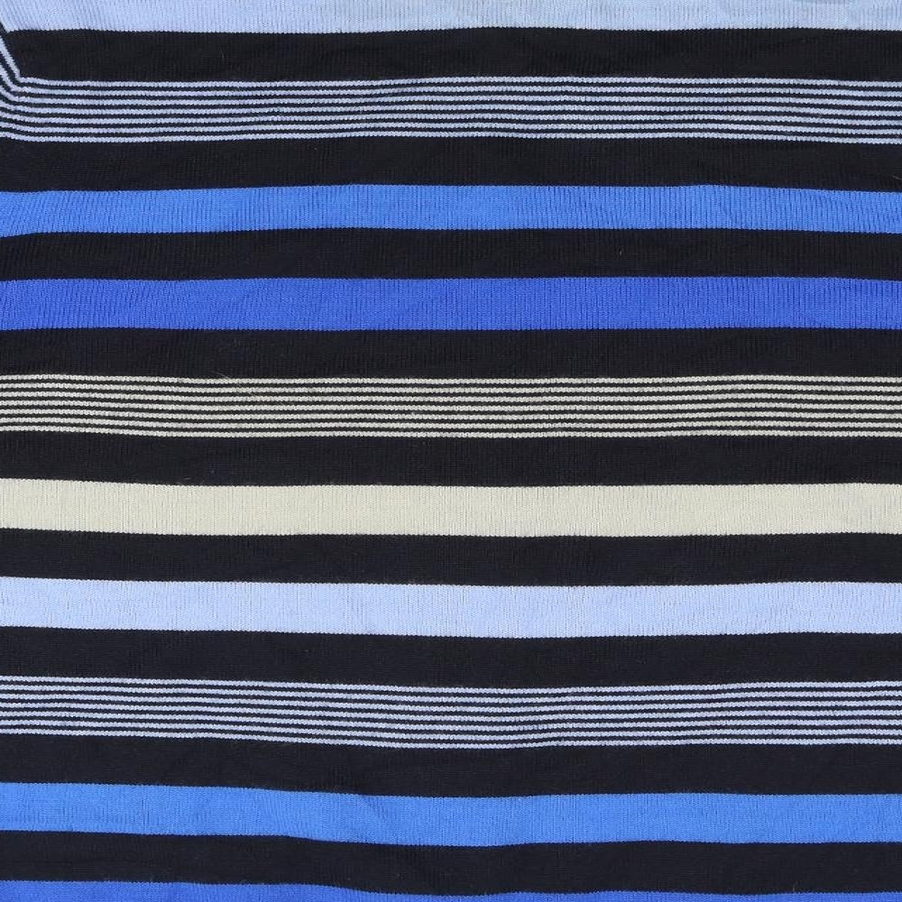 Pierre Cardin Mens Multicoloured Striped Knit Pullover Jumper Size S