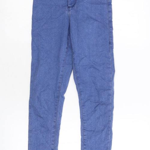 Topshop Womens Blue  Denim Skinny Jeans Size 25 L32 in