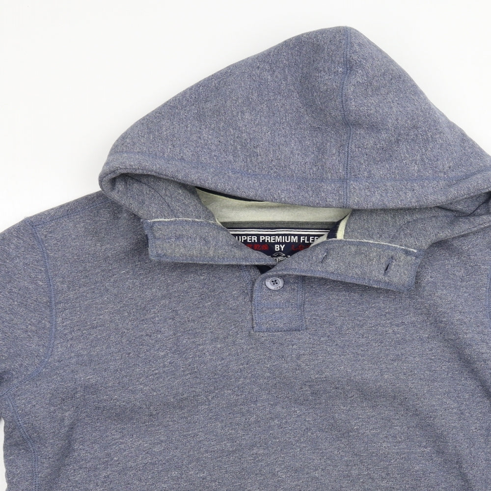 Superdry Mens Blue   Pullover Hoodie Size 2XL