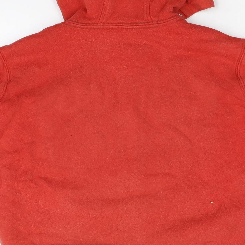 M&S Boys Orange   Full Zip Hoodie Size 11-12 Years