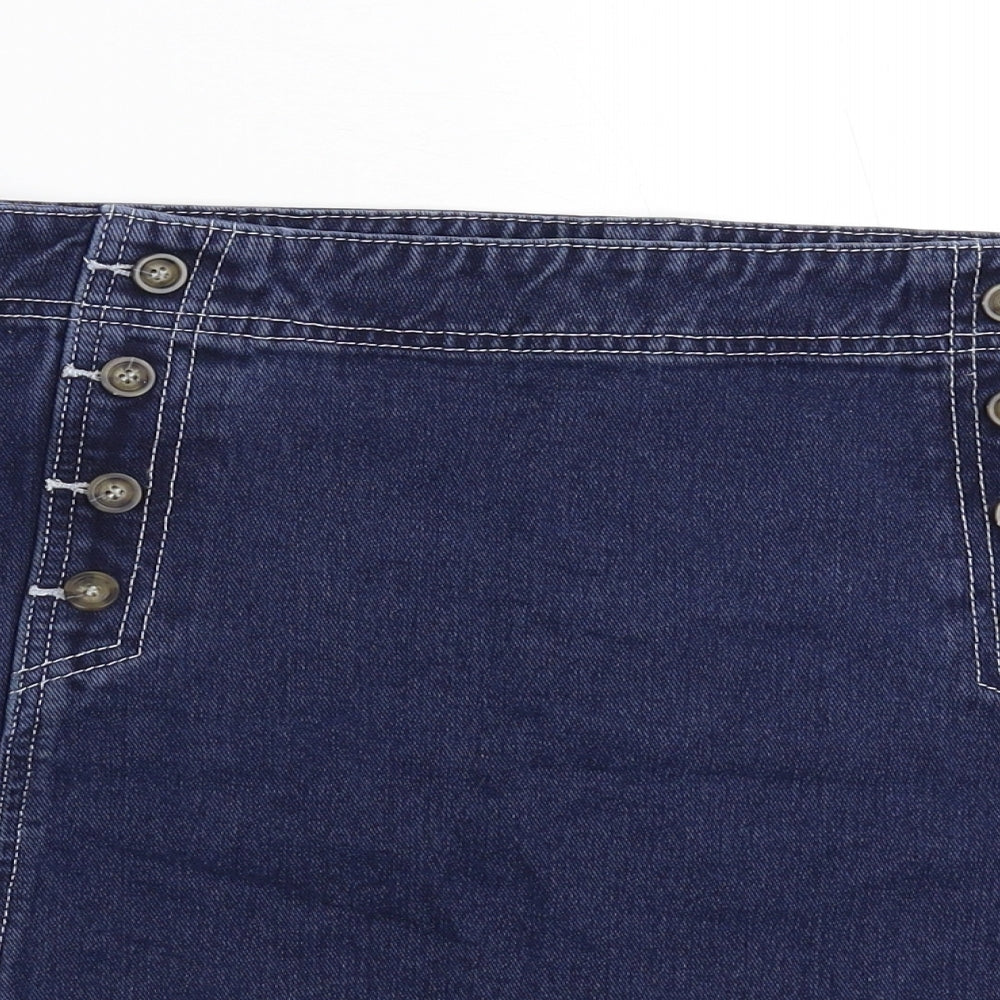 TU Womens Blue  Denim Mini Skirt Size 18