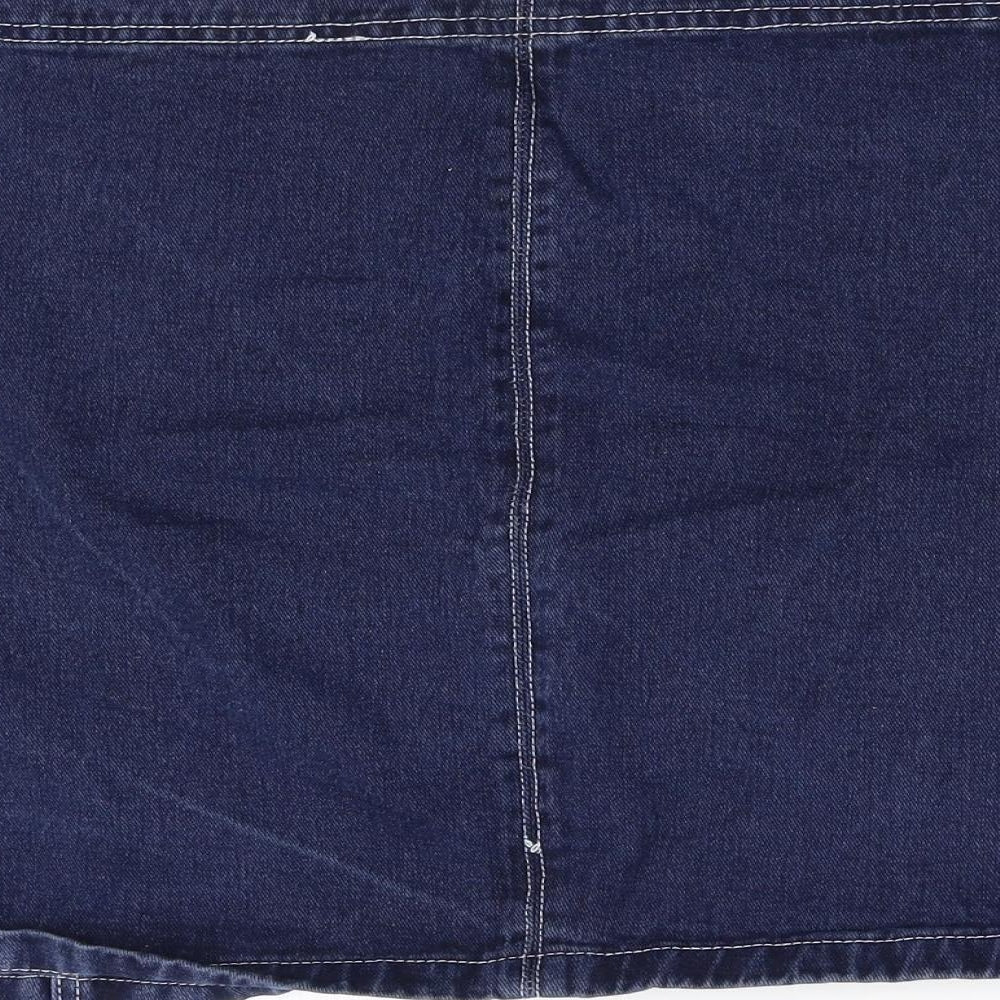 TU Womens Blue  Denim Mini Skirt Size 18