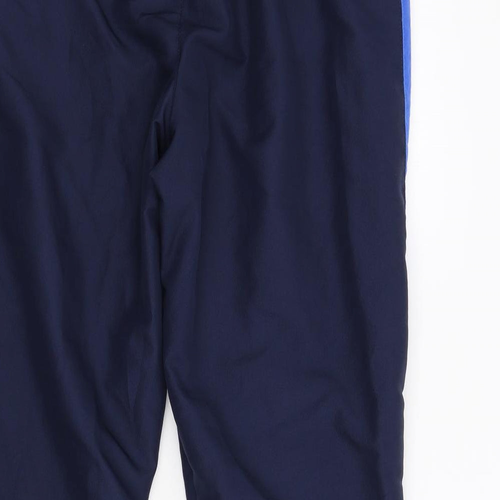 Lonsdale Mens Blue Striped  Sweatpants Trousers Size M L31 in