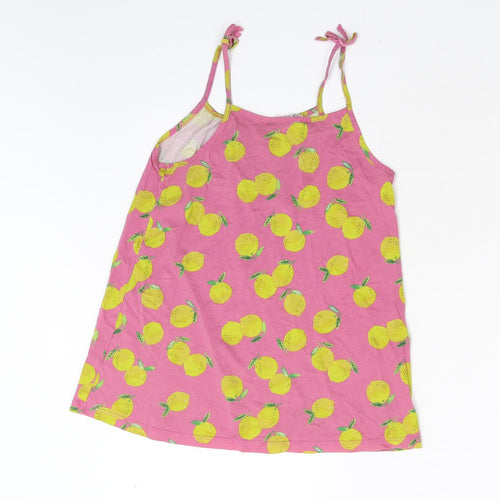 H&M Girls Pink   Basic Tank Size 8-9 Years  - Lemons