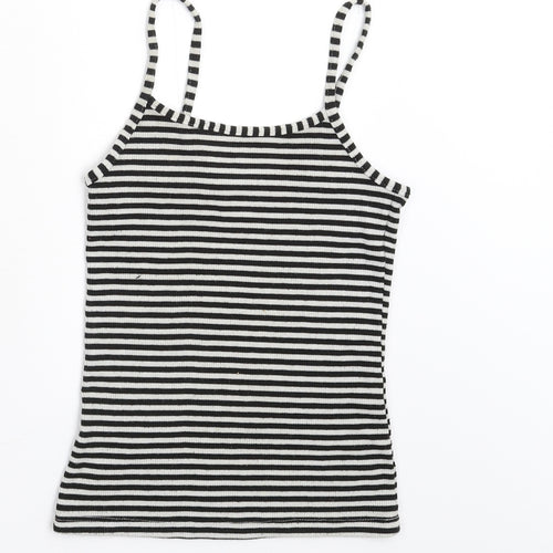 TU Girls Multicoloured Striped  Basic Tank Size 8 Years