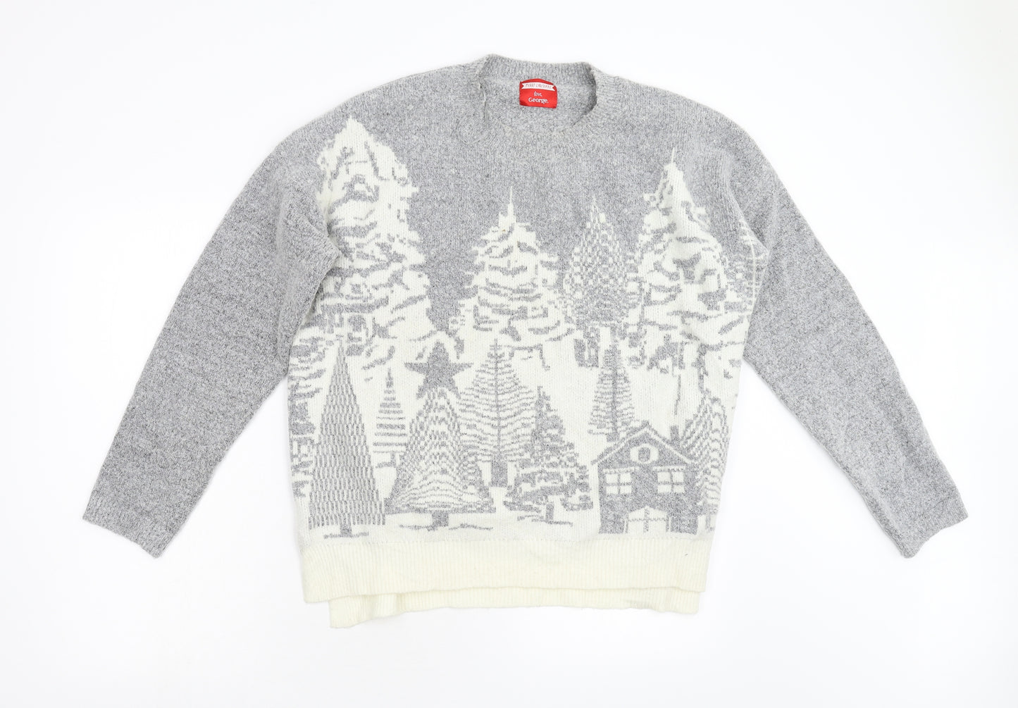 George Womens Grey   Pullover Jumper Size 18