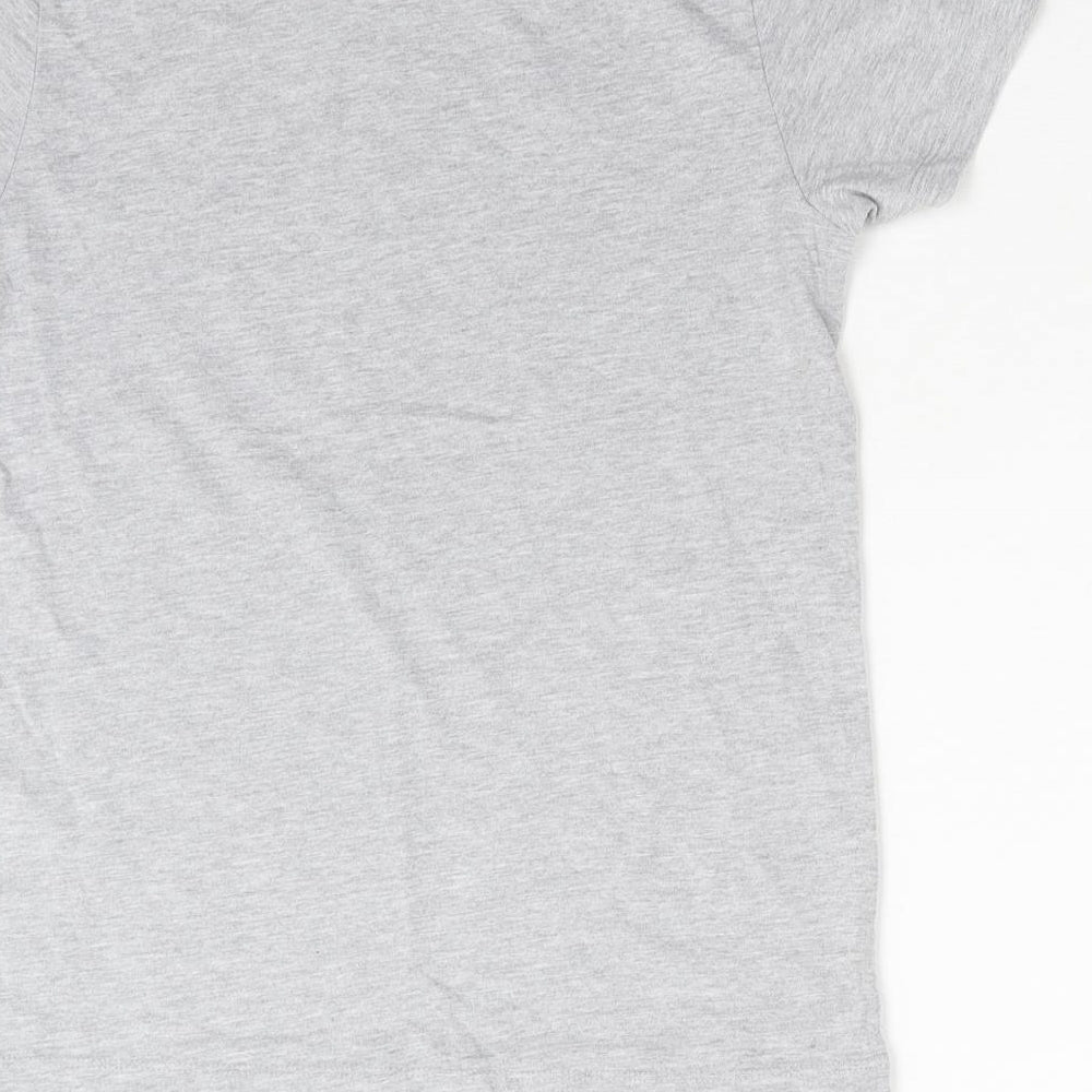 Primark Boys Grey   Basic T-Shirt Size M  - Fortnite