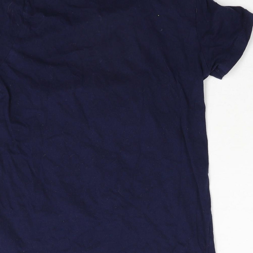 F&F Boys Blue Solid   Pyjama Top Size 9-10 Years