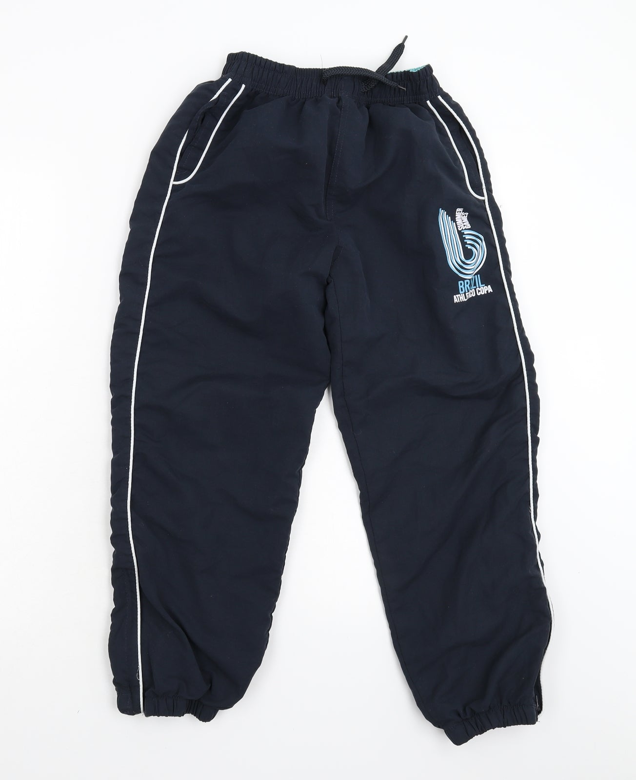 Primark Boys Blue   Sweatpants Trousers Size 11-12 Years