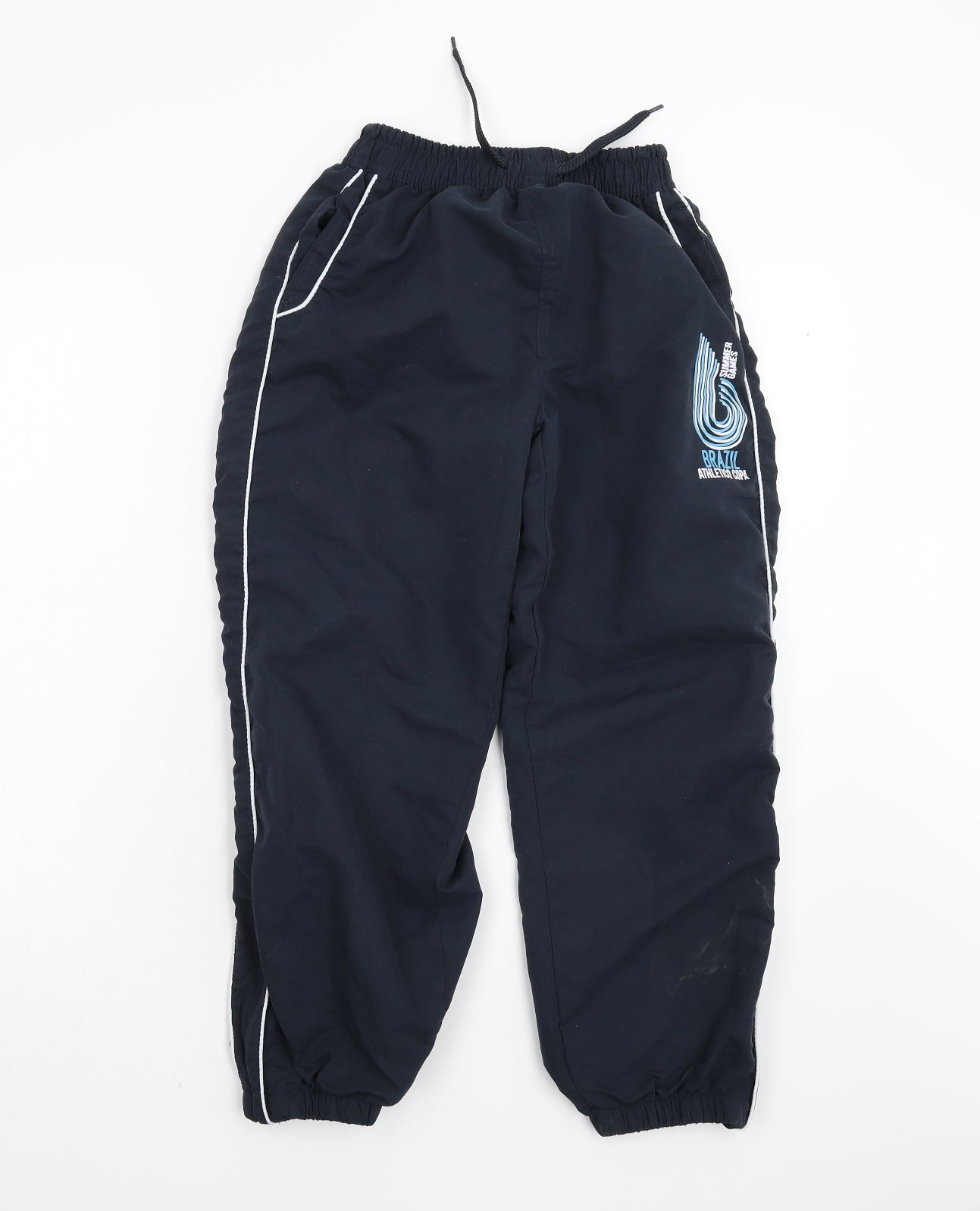 Primark Boys Blue   Sweatpants Trousers Size 11-12 Years