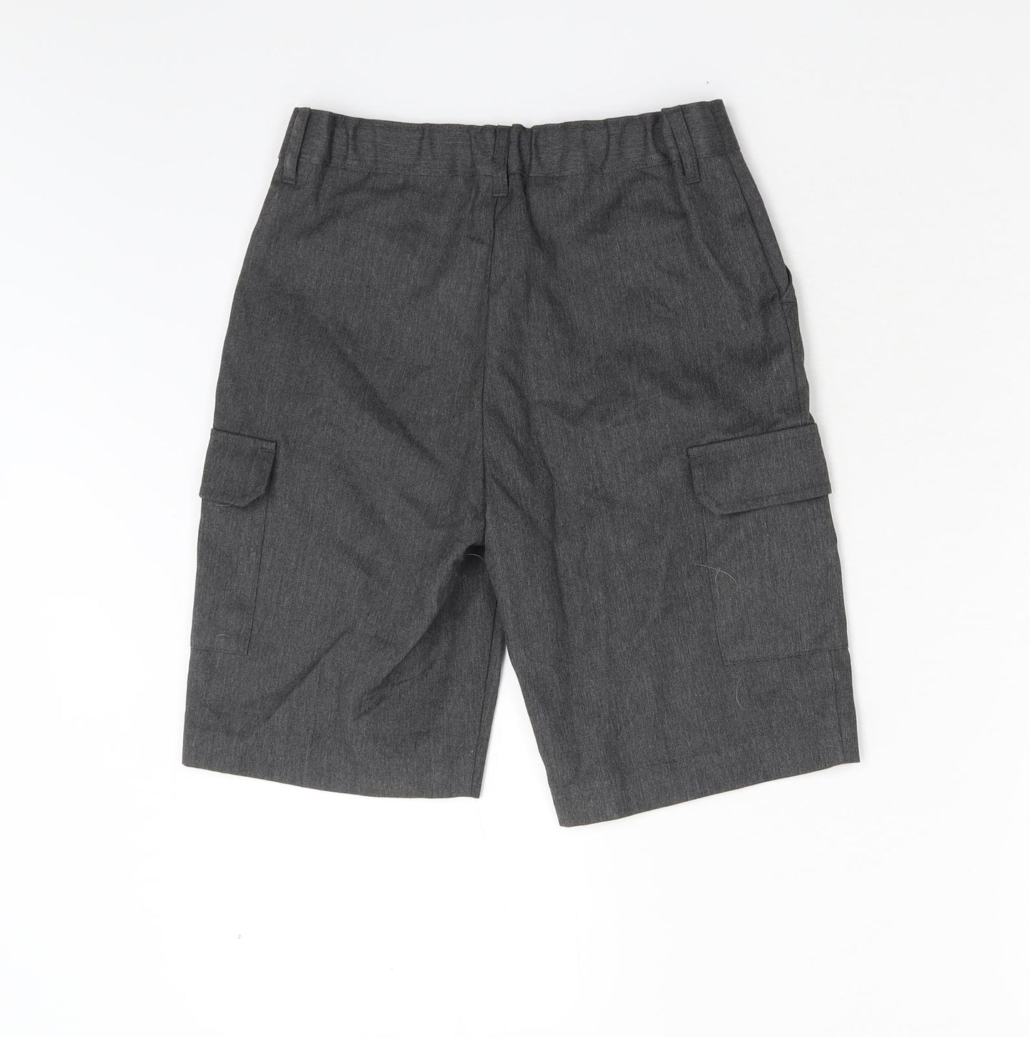 Matalan School Wear Boys Grey   Cargo Shorts Size 10 Years - School