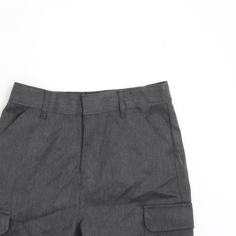 Matalan School Wear Boys Grey   Cargo Shorts Size 10 Years - School