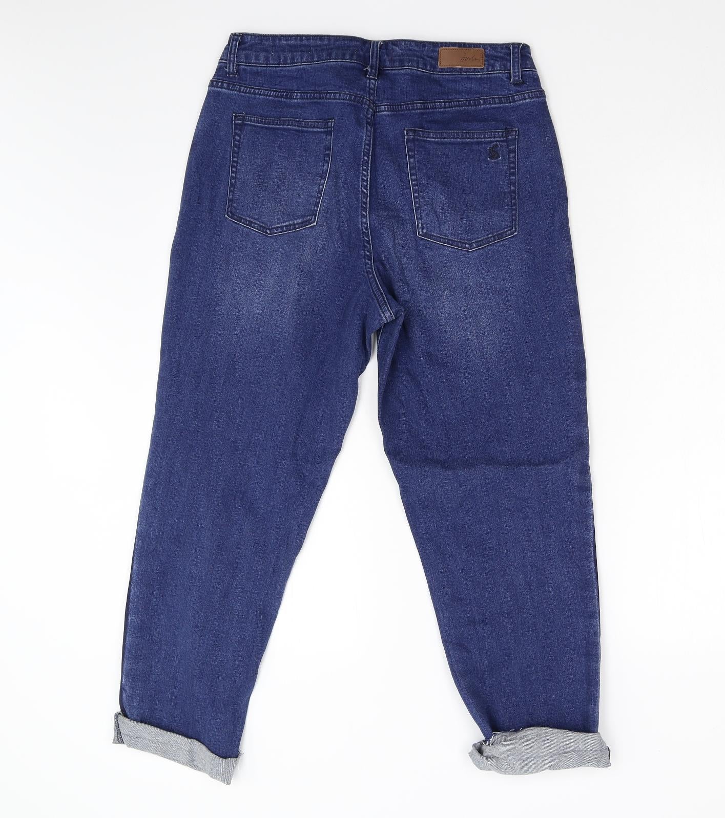 Joules Womens Blue  Denim Tapered Jeans Size 12 L26 in