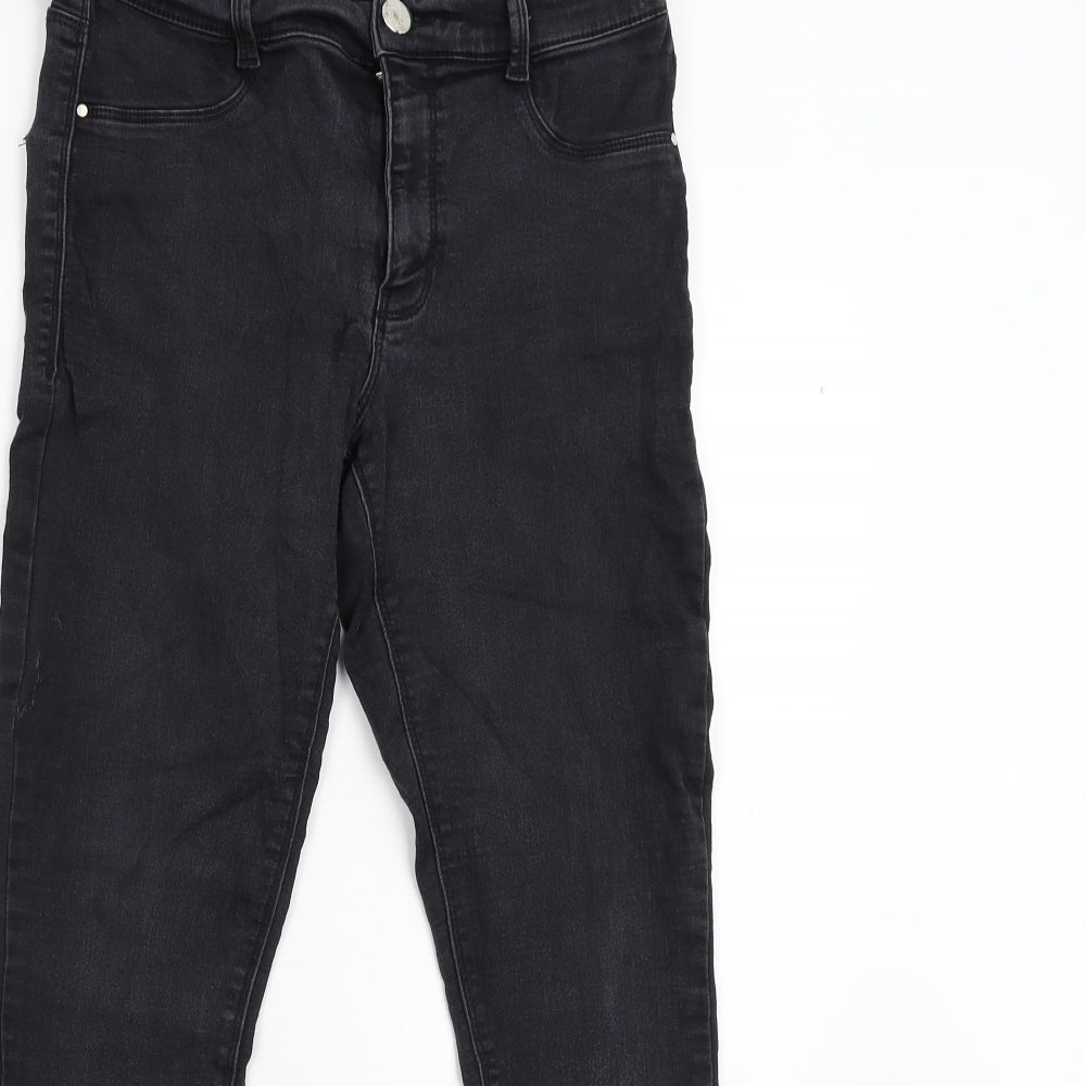 Dorothy Perkins Womens Black  Denim Skinny Jeans Size 10 L26 in