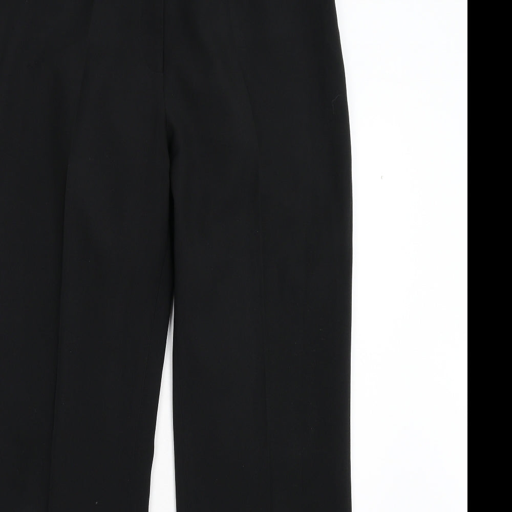 South Womens Black   Trousers  Size 12 L29 in