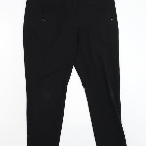 George Womens Black   Trousers  Size 14 L29 in
