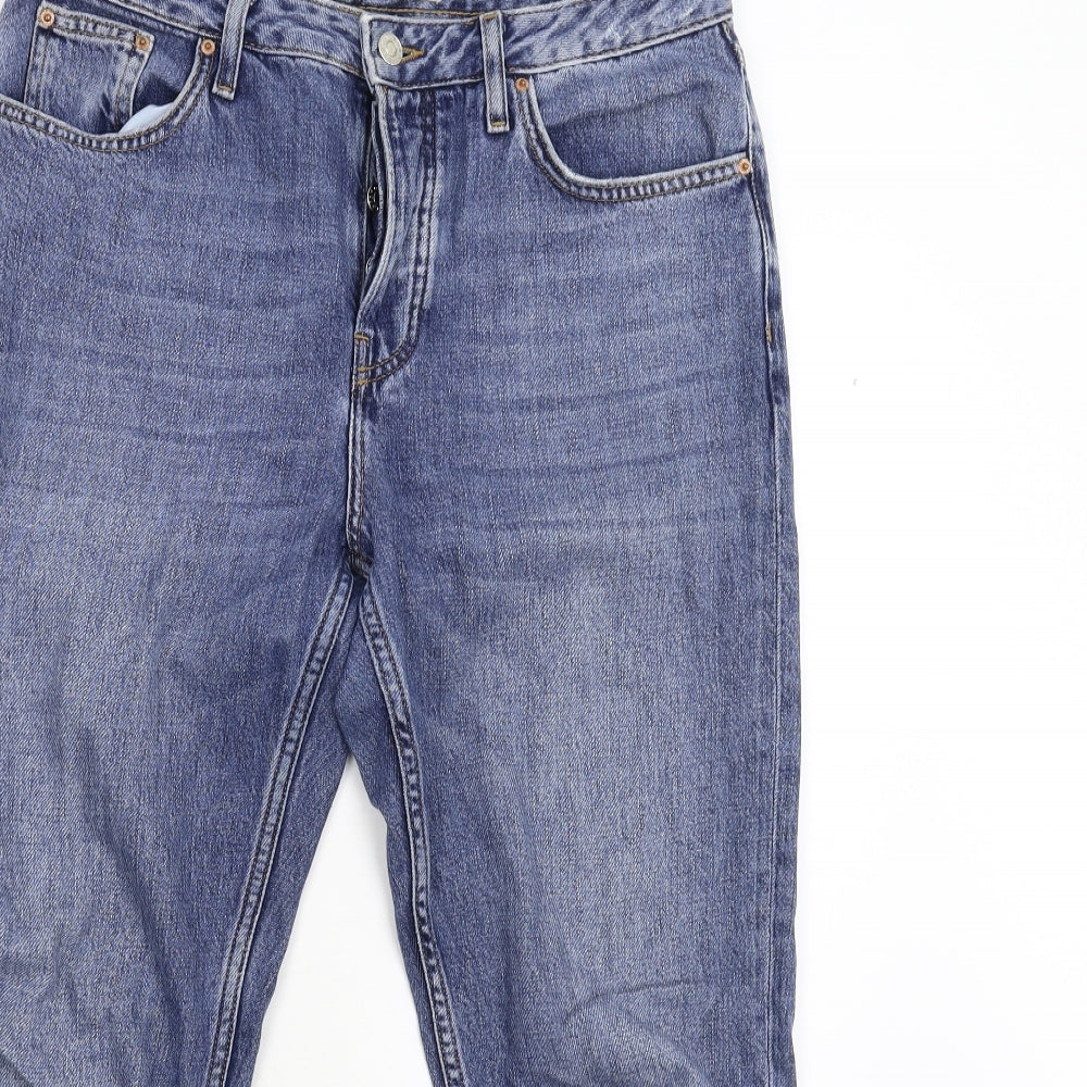 Topshop Mens Blue  Denim Tapered Jeans Size 28 L30 in