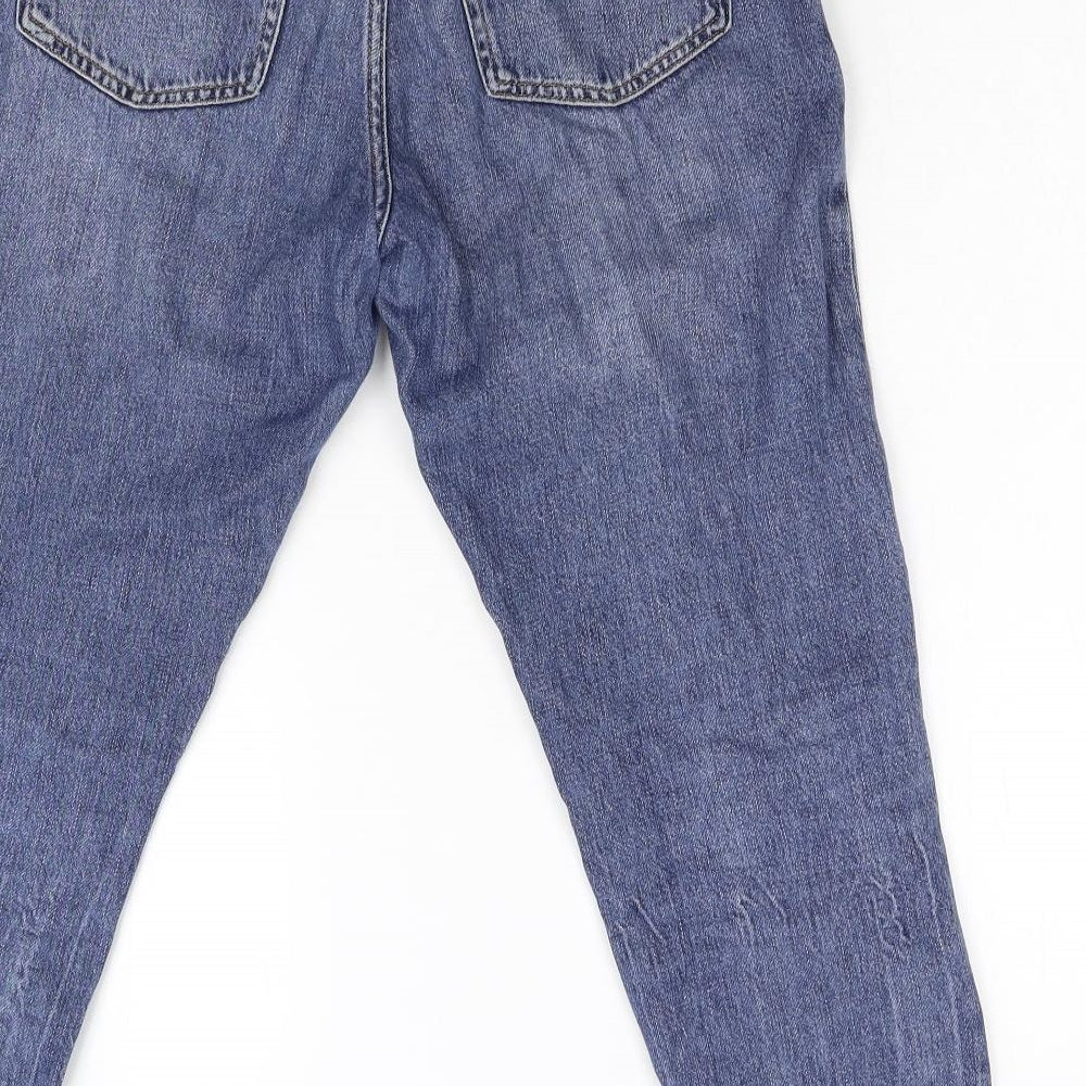 Topshop Mens Blue  Denim Tapered Jeans Size 28 L30 in