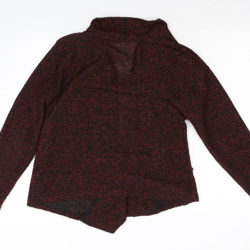 M&S Womens Red   Cardigan Jumper Size 16