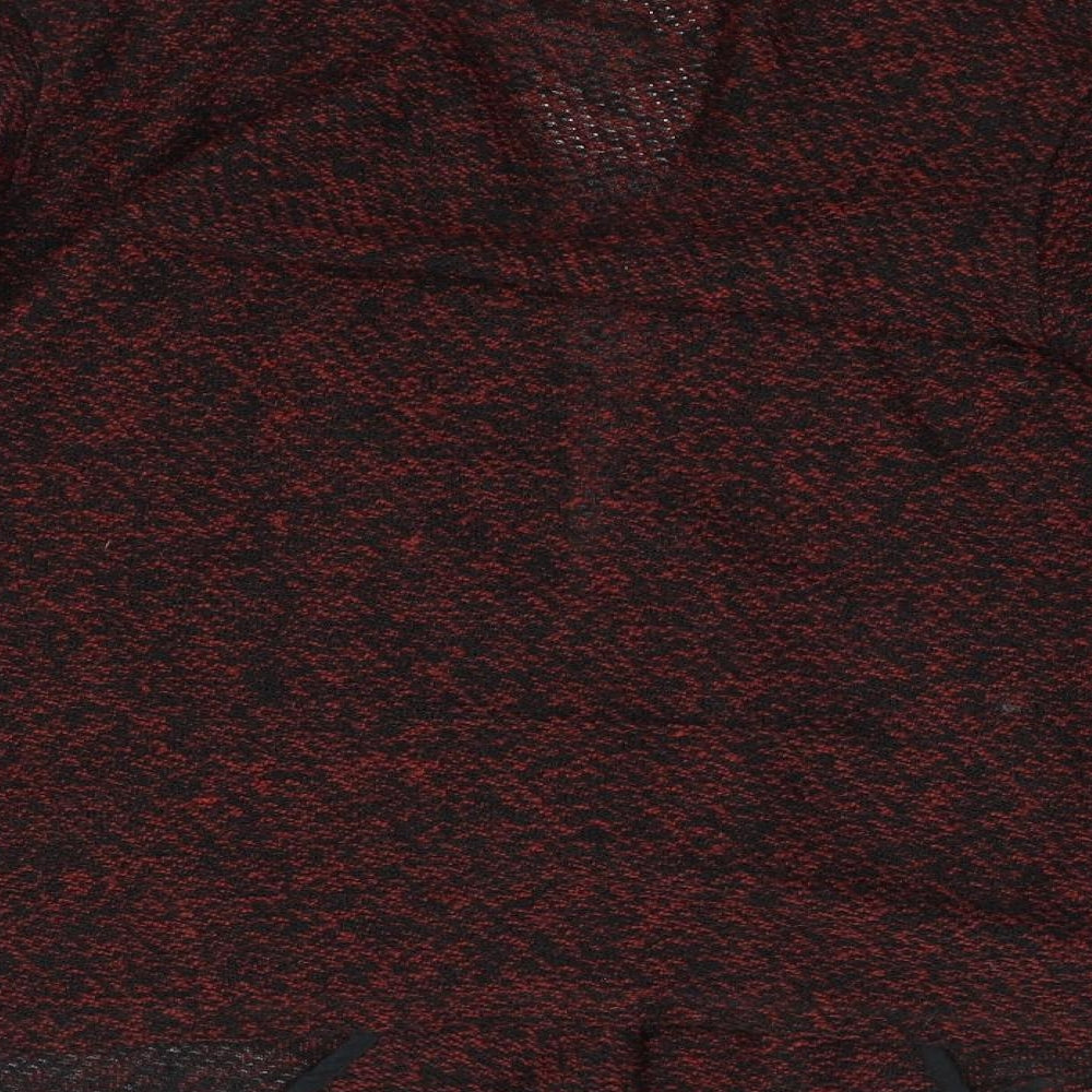 M&S Womens Red   Cardigan Jumper Size 16