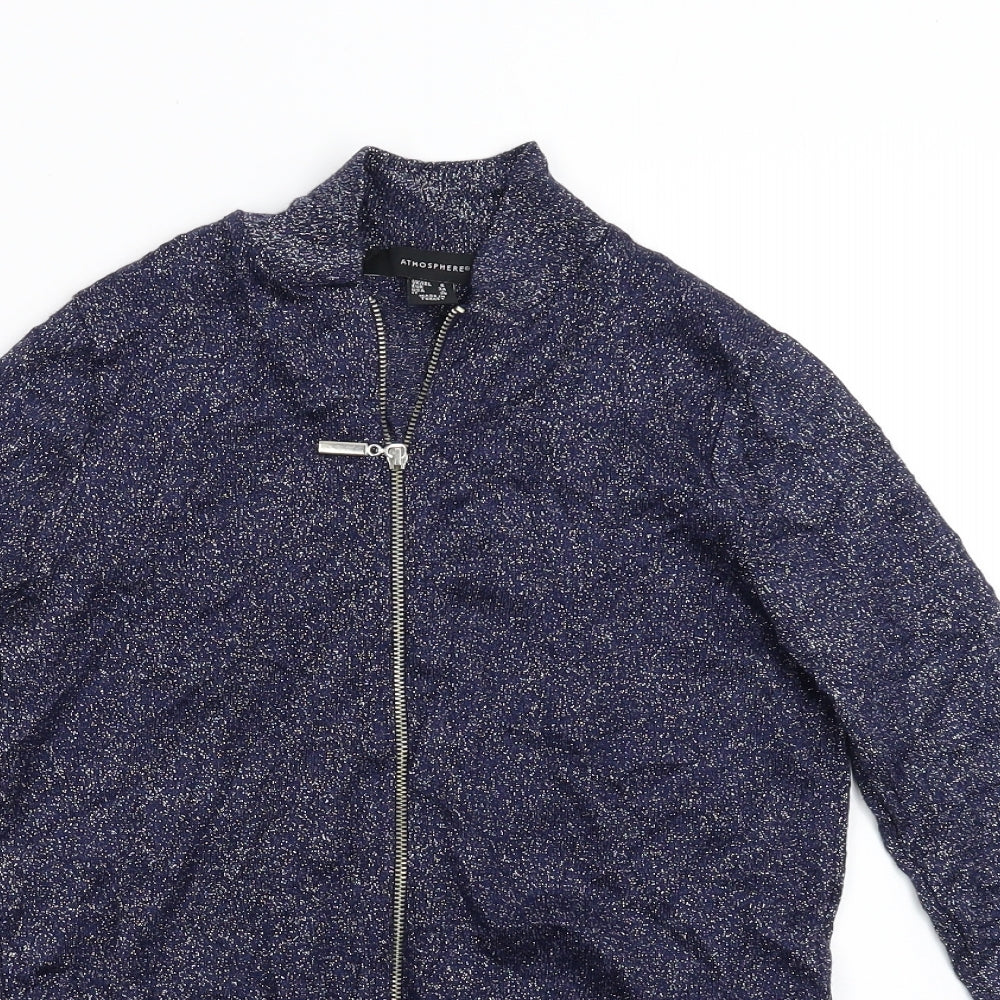 Primark Womens Blue   Full Zip Jumper Size 6