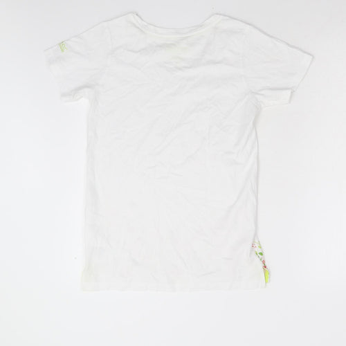 Regatta Womens White Floral  Basic T-Shirt Size 10