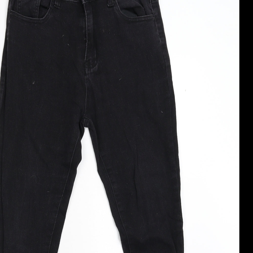 Top Trends Womens Black  Denim Skinny Jeans Size 12 L28 in