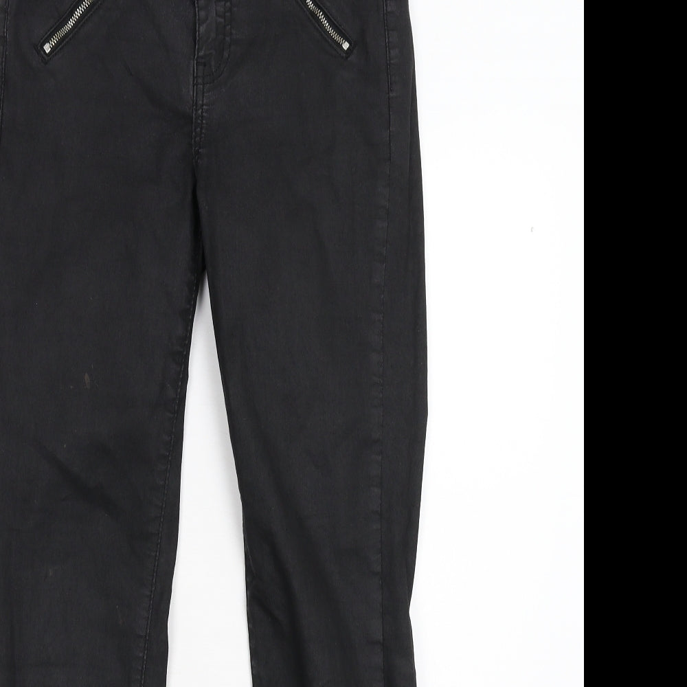 GUESS Womens Black  Denim Skinny Jeans Size 28 L28 in