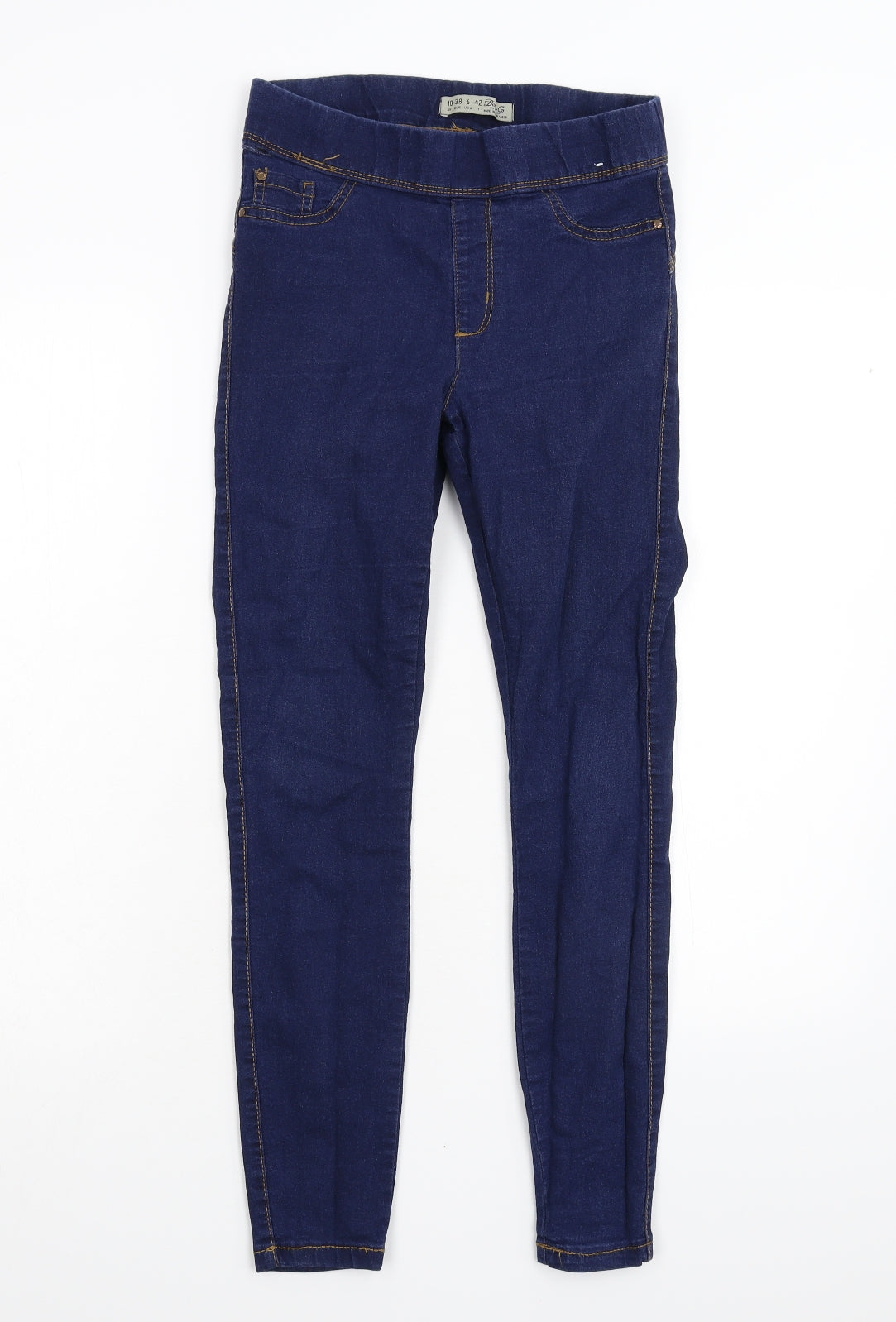 Primark Womens Blue  Denim Jegging Jeans Size 10 L28 in