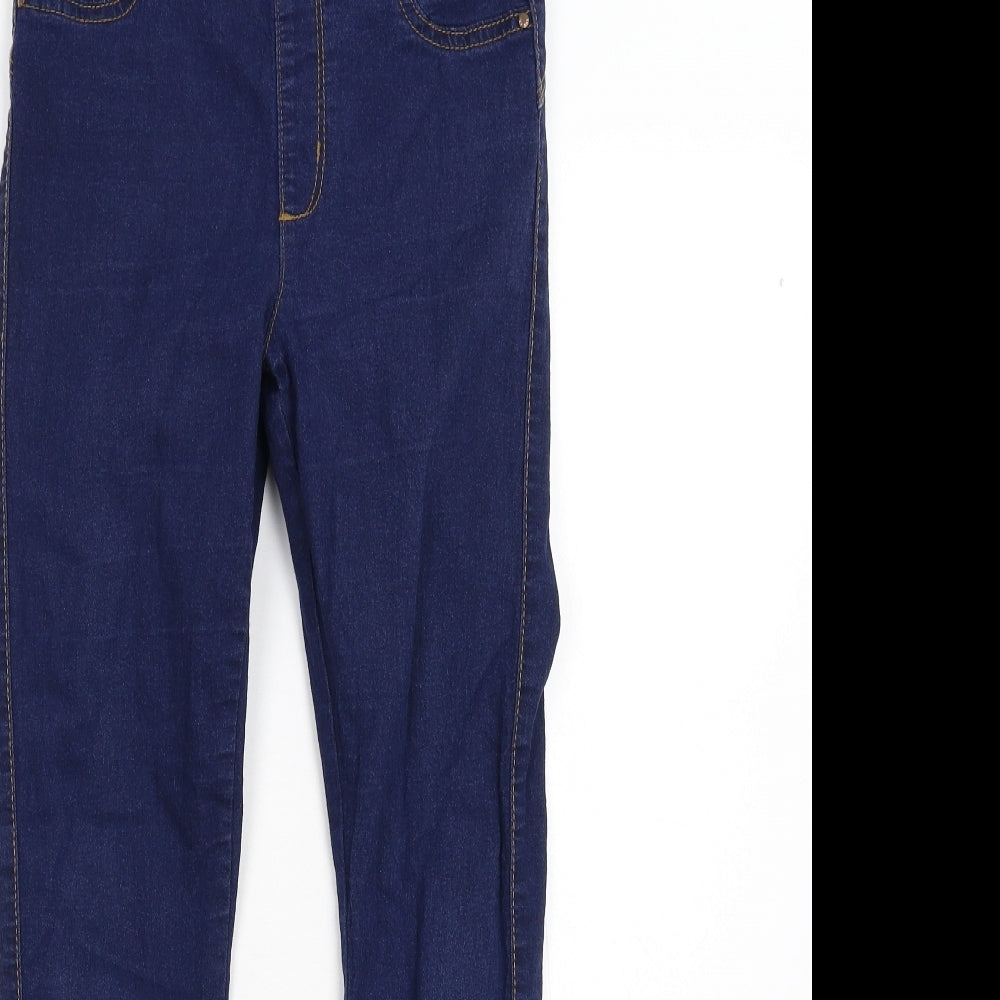 Primark Womens Blue  Denim Jegging Jeans Size 10 L28 in
