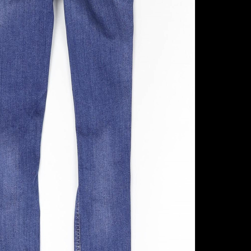 Primark Womens Blue  Denim Skinny Jeans Size 10 L28 in