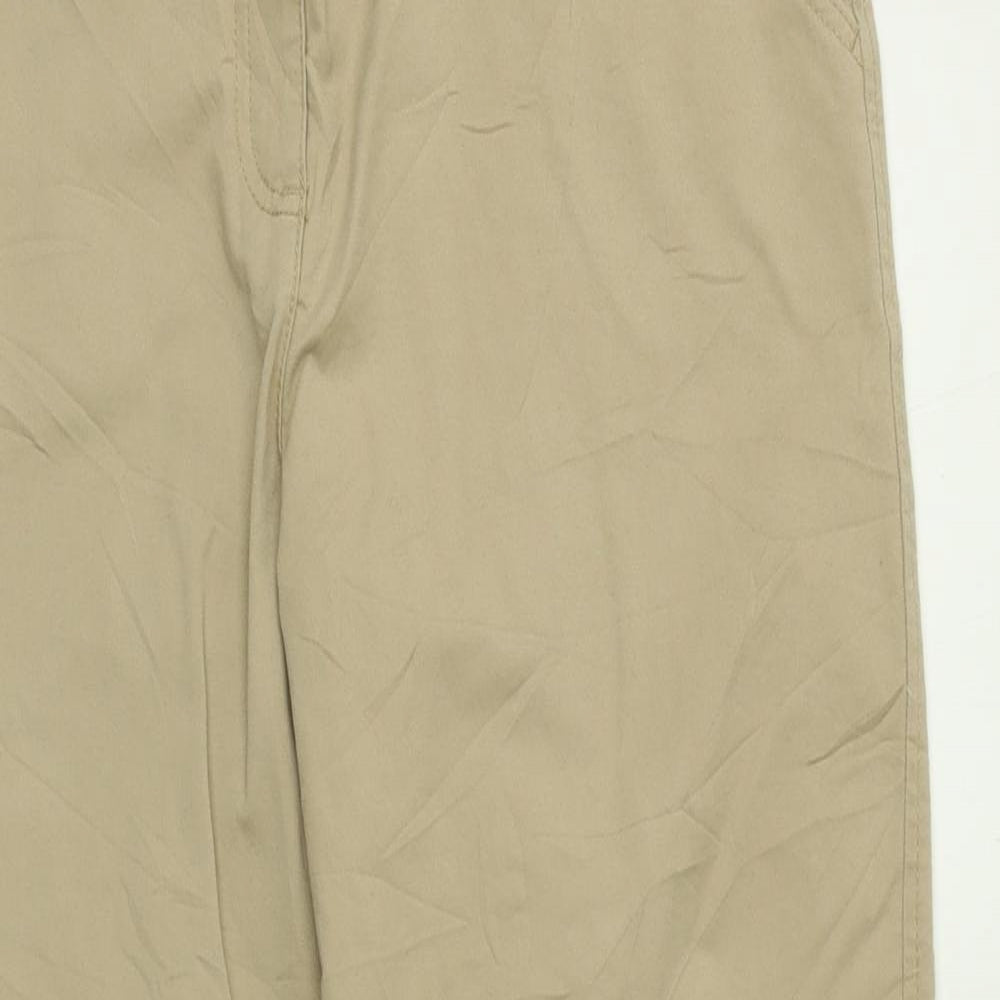 Papaya Womens Beige   Chino Trousers Size 14 L27 in