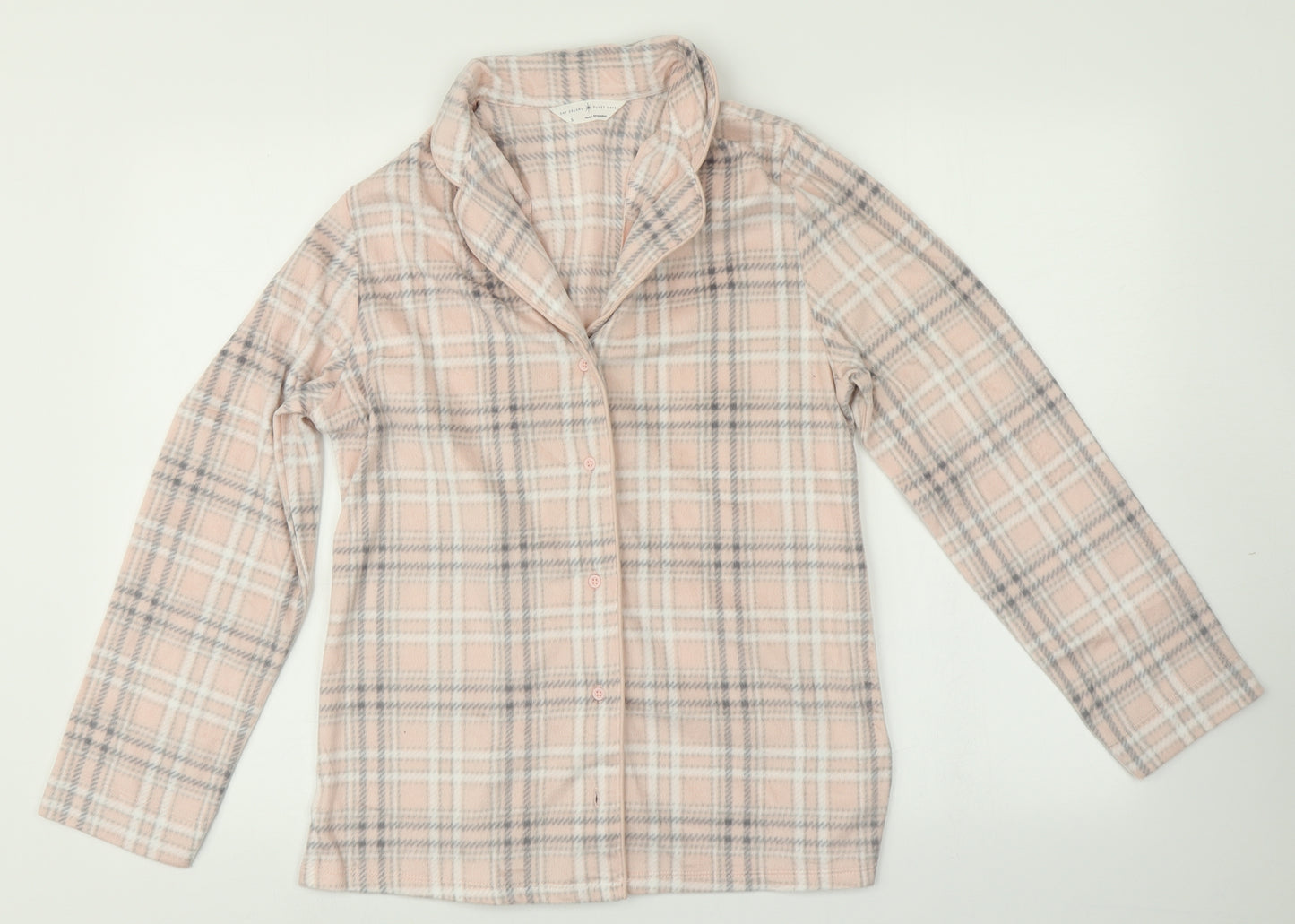 Day dreams Womens Pink Plaid   Pyjama Top Size S