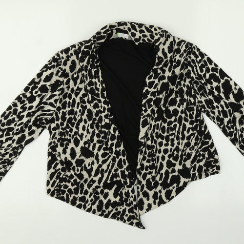 M&S Womens Multicoloured Animal Print  Shrug Jumper Size 14