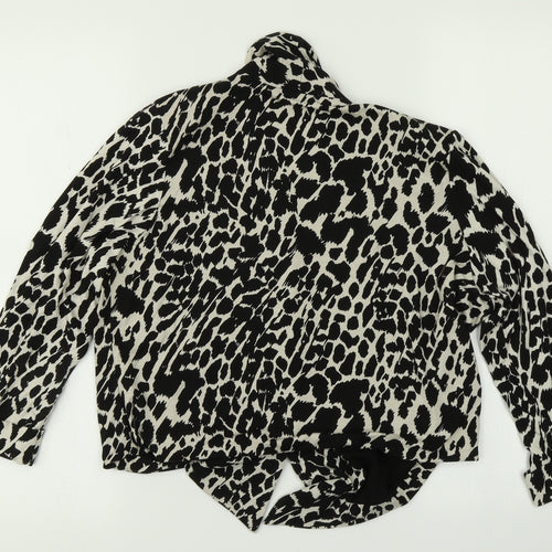 M&S Womens Multicoloured Animal Print  Shrug Jumper Size 14