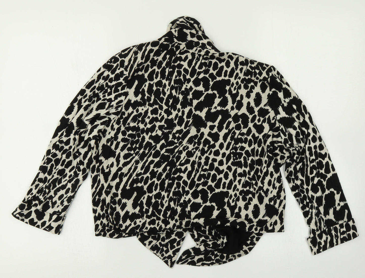 M&S Womens Multicoloured Animal Print  Shrug Jumper Size 14