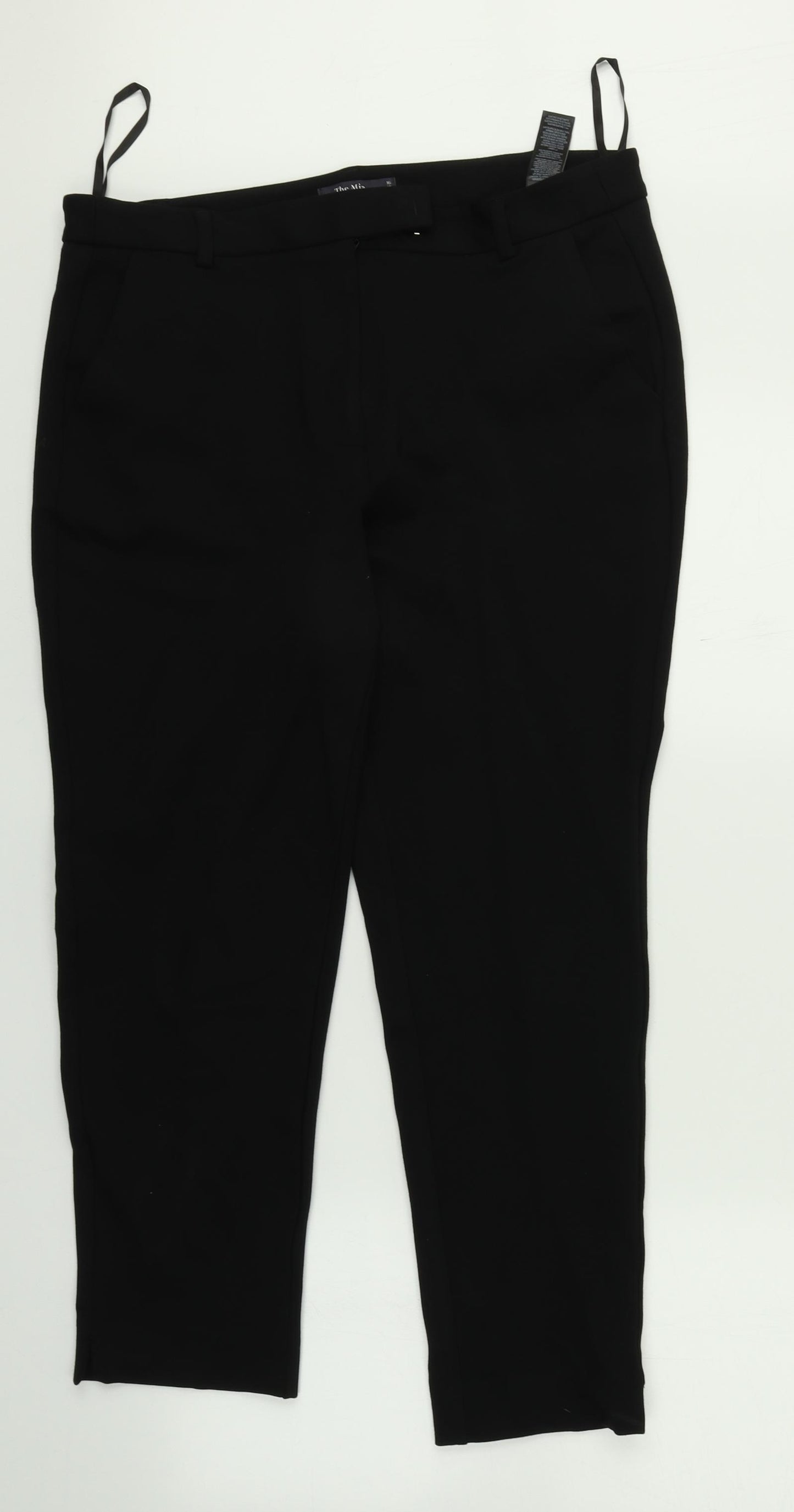 The Mia Womens Black   Trousers  Size 16 L26 in