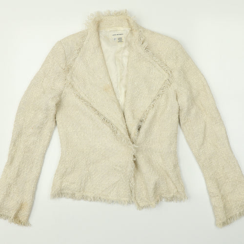 Zara Womens Beige   Cardigan Jumper Size 10