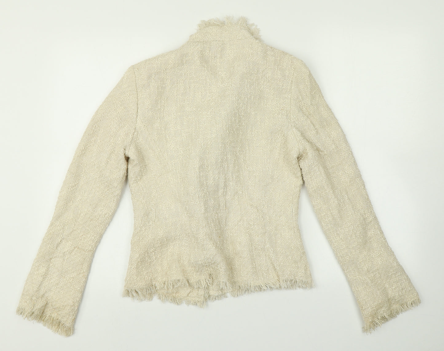Zara Womens Beige   Cardigan Jumper Size 10