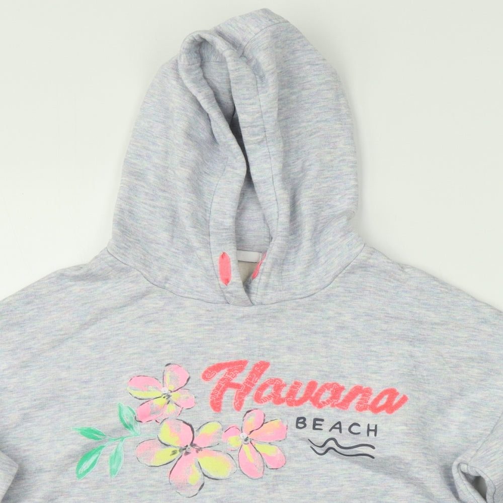 M&S Girls Multicoloured   Pullover Hoodie Size 13-14 Years