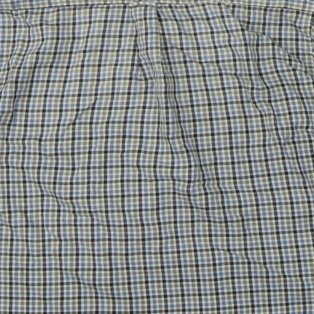 woolworths Mens Multicoloured Plaid   Button-Up Size M