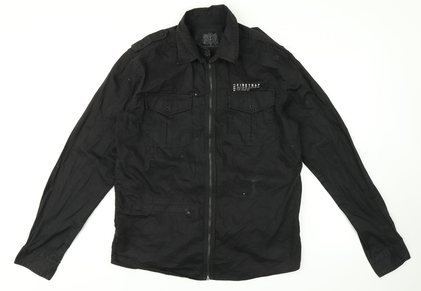 Firetrap Mens Black   Jacket