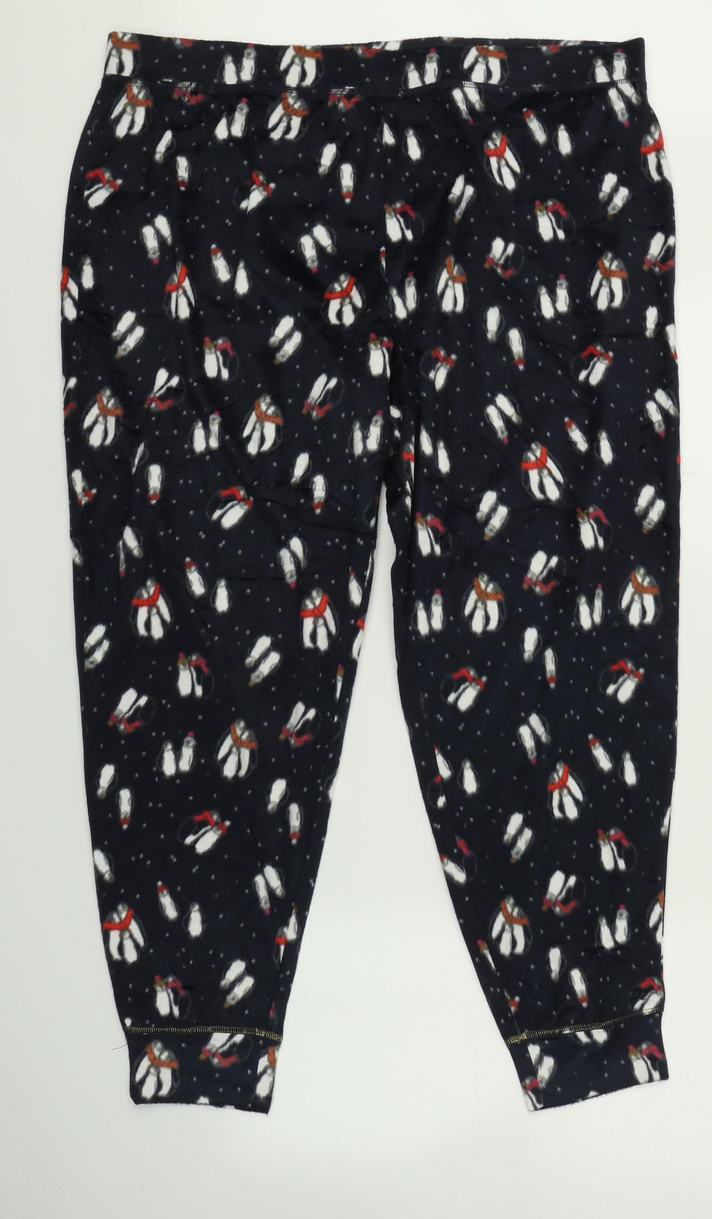 M&S Mens Blue Animal Print   Pyjama Pants Size L
